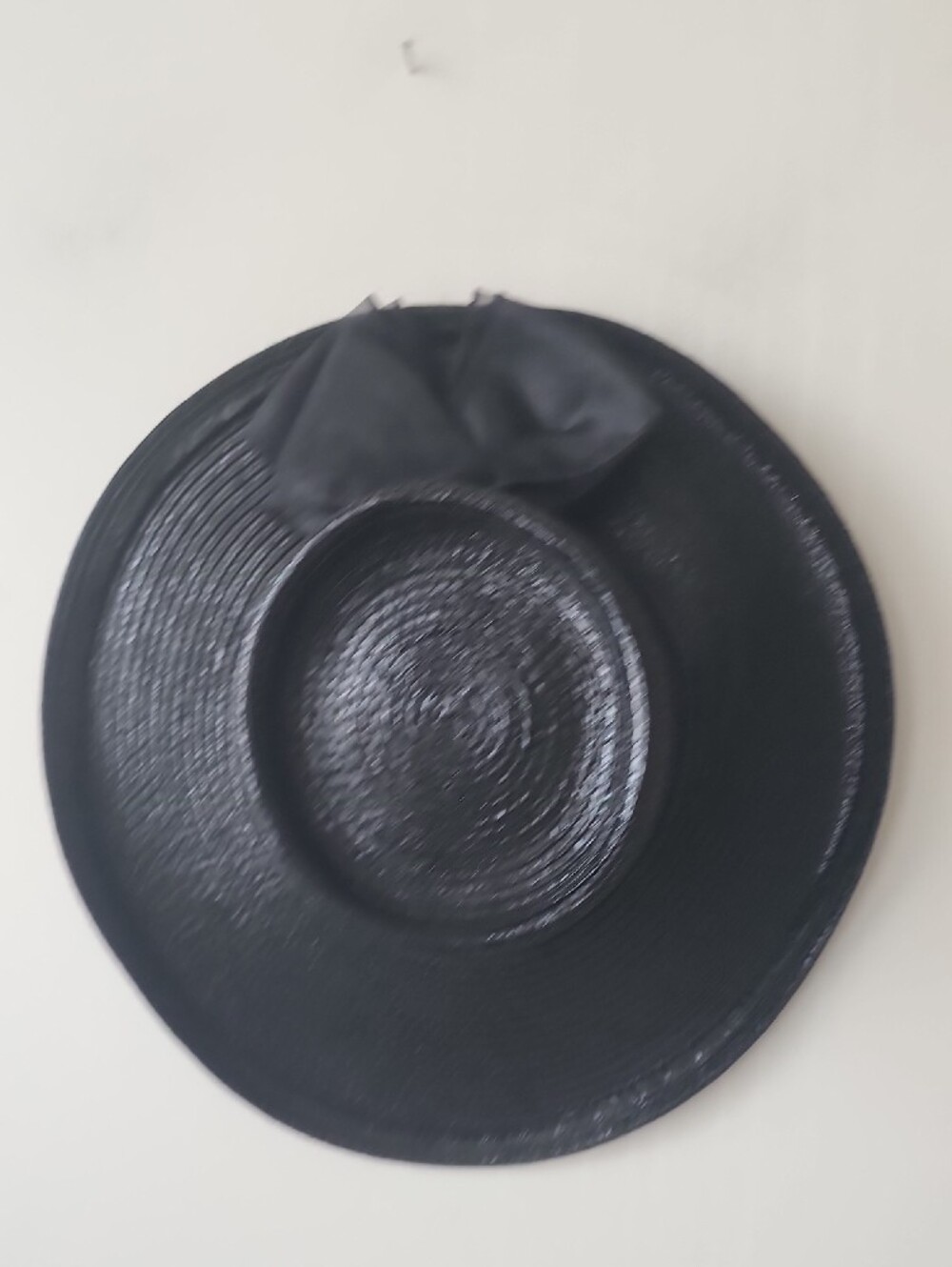 betmar Black Wide-Brim Straw Hat with Bow - Picture 11 of 16